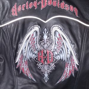 Harley Davidson Leather Coat.
